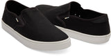 Toms Men Baja Black Heritage Canvas