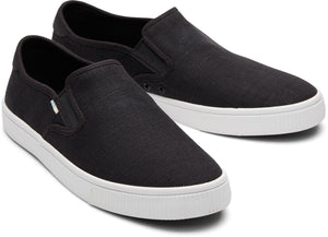 Toms Men Baja Black Heritage Canvas