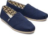 Toms Women Alpargata Navy Recycled Cotton Canvas