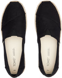 Toms Women Alpargata Platform Rope Black Heavy Twill