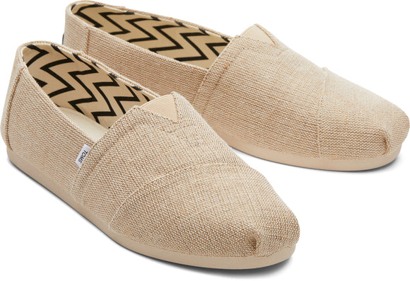 Toms Men Alpargata Natural Heritage Canvas