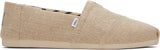 Toms Men Alpargata Natural Heritage Canvas