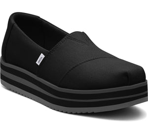 Toms Women Alp Midform Black Canvas