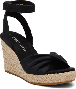 Toms Women Marisela Black Slubby Woven