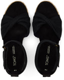 Toms Women Marisela Black Slubby Woven