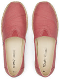 Toms Women Alpargata Platform Rope Faded Rose Heavy Twill