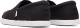 Toms Men Alp Fwd Black Recycled Cotton Canvas