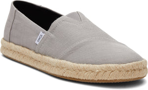 Toms Men Alpargata Rope 2.0 Drizzle Grey Recycled Cotton