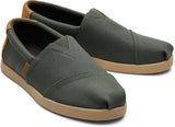 Toms Men Alp Fwd Green Canvas Synthetic Trim