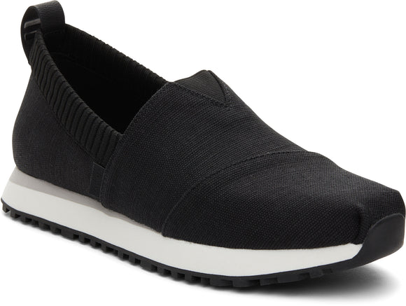 Toms Men Alp Resident 2.0 Black Heritage Canvas Sneaker