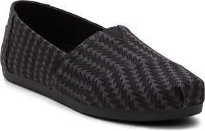 Toms Women Alpargata Black Triangle Woven