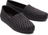 Toms Women Alpargata Black Triangle Woven