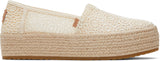 Toms Women Valencia Moroccan Crochet Natural