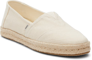 Toms Women Alpargata Rope 2.0 Natural Recycled Cotton Slubby