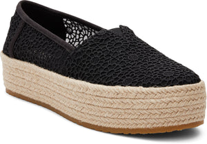 Toms Women Valencia Moroccan Crochet Black