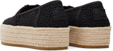 Toms Women Valencia Moroccan Crochet Black