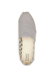 Toms Women Alpargata Drizzle Grey Recycled Cotton Canvas