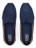 Toms Men Alpargata Navy/Tan Brushedtwill/Sythetic Trim