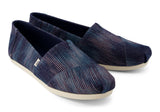 Toms Women Alpargata Navy Novelty Denim