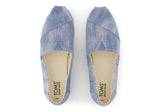 Toms Women Alpargata Pastel Blue Novelty Denim