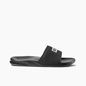 Reef Mens Sandals Reef One Slide Black/White