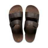 Reef Mens Sandals Ojai Two Bar Brown Leather