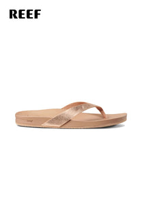 Reef Women Cushion Court Toe-Post Rose Gold