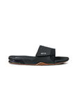 Reef Men Fanning Slide Open Toe Black/Silver