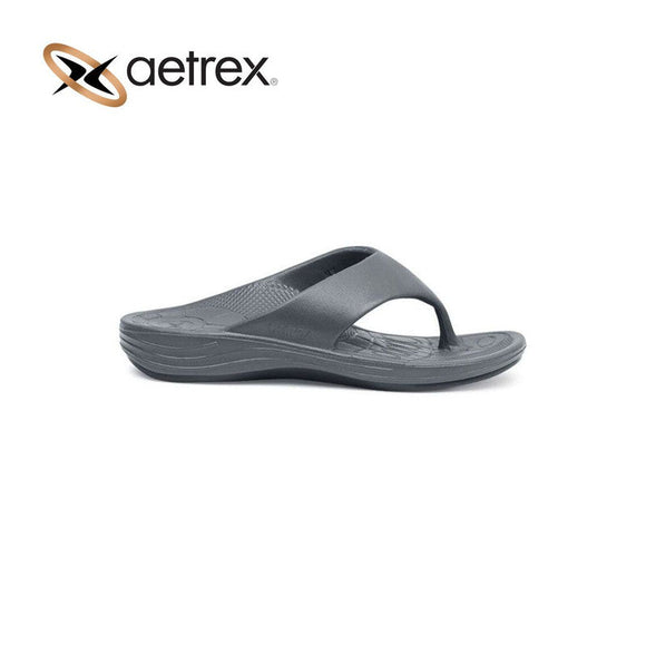 Aetrex Men Lynco Flip Charcoal