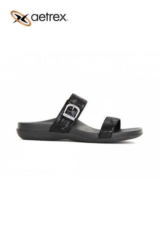 Aetrex Women Mimi Sandal Black