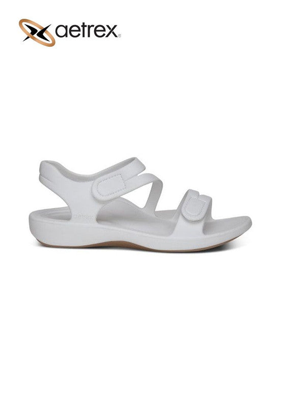 Aetrex Women Jillian Sport Active Sport White Matte