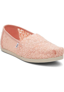 Toms Women Alpargata Orange Peach Blush Posy