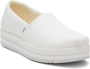 Toms Women Alp Midform White Canvas