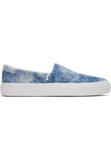 Toms Women Alpargata Fenix Slip On Blue Washed Denim