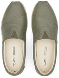 Toms Men Alp Fwd Vetiver Grey Refibra Tencel Textured Woven