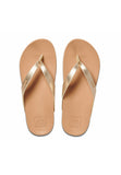 Reef Women Cushion Court Toe-Post Sandal Copper Toe-Post