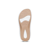 Aetrex Women's Jillian Sport Sandal White Matte