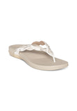 Aetrex Women Brandy Sandal White