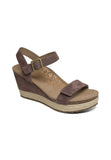 Aetrex Women Sydney Sandal Deep Taupe