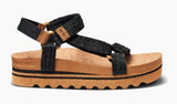 Reef Cushion Rem Hi Women Sandal Black/Tan