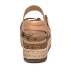 Aetrex Paula Cork Platform Qtr Strp Women Sandal Camel