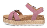Aetrex Paula Cork Platform Qtr Strp Women Sandal Orchid