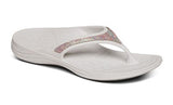 Aetrex Fiji Sparkle Women Flip White