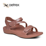 Aetrex Women's Jillian Sport Sandal Blush Shimmer