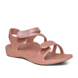 Aetrex Women's Jillian Sport Sandal Blush Shimmer