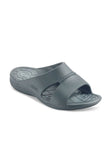 Aetrex Mens Lynco Slides Flip Charcoal