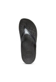 Aetrex Women Fiji Flip Black