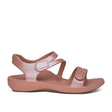 Aetrex Women's Jillian Sport Sandal Blush Shimmer