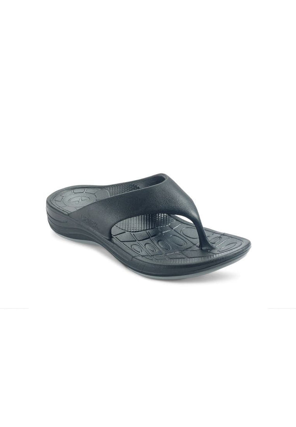 Aetrex Men Lynco Flip Black